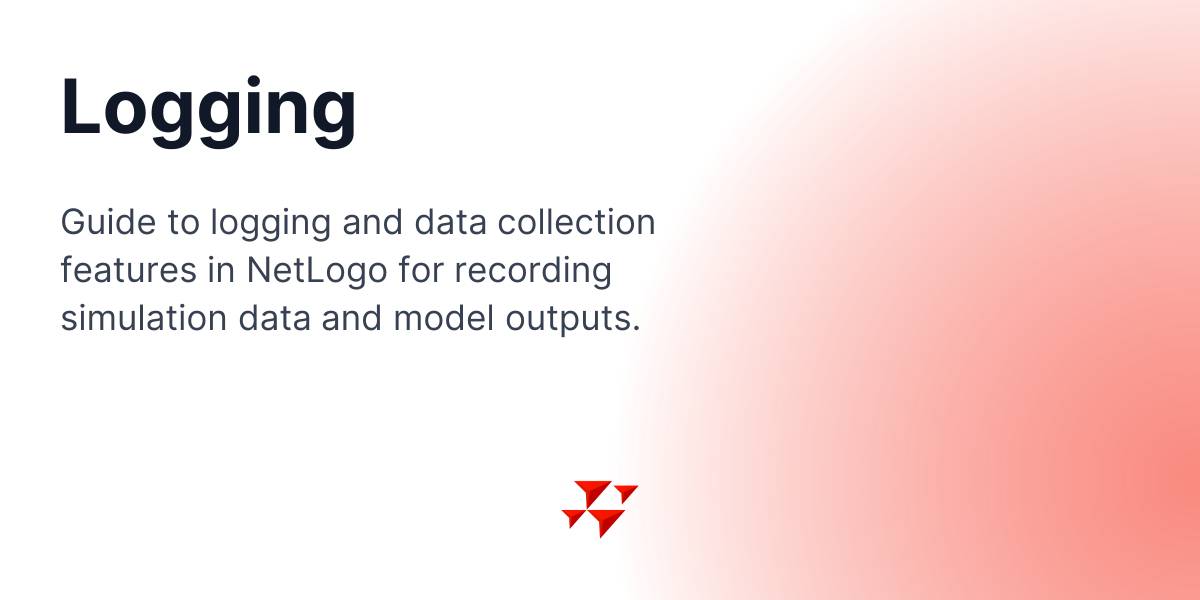 Logging - NetLogo 7.0.3 User Manual