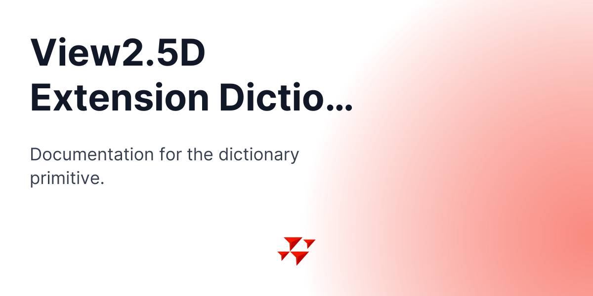 View2.5D Extension Dictionary: dictionary - NetLogo 7.0.3 User Manual